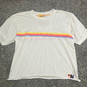 Aviator Nation white tee